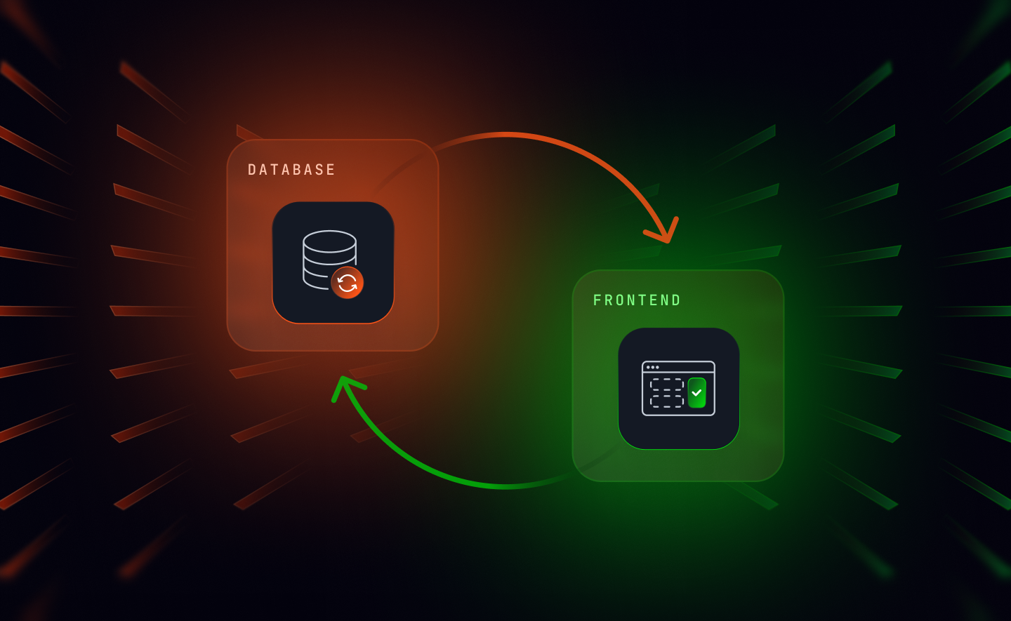 frontend database